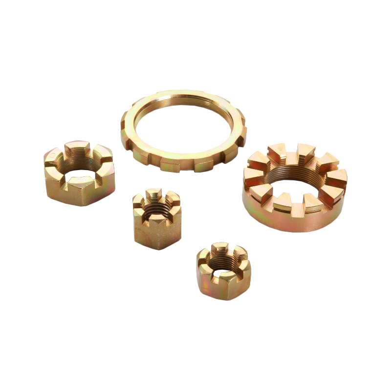ANSI/ASME B18.2.2 Nozes com fenda hexagona