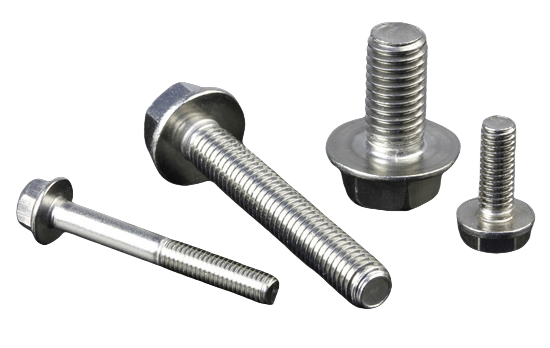 Bolt hexágono com flange, série pesada, haste reduzida (tipo R) DIN EN 1655 ASME B 18.2.3.9M